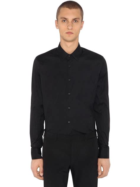 prada cotton poplin shirt